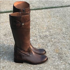 🆕 Frye Molly Button Tall Smoke Size 6